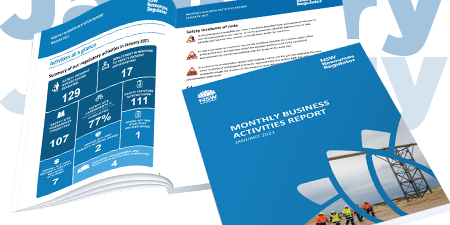 Photo of the January 2021 business activities report