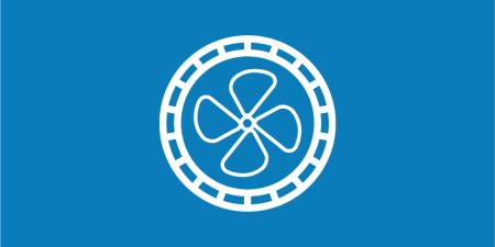 Ventilation control plan icon