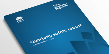 Image of a Resources Regulator report laying on a white background.