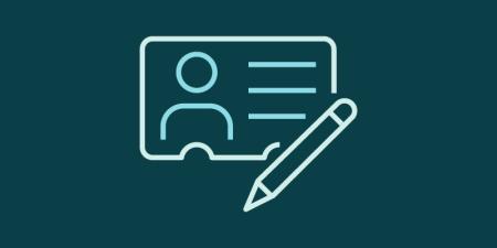 Graphic showing pencil and pad