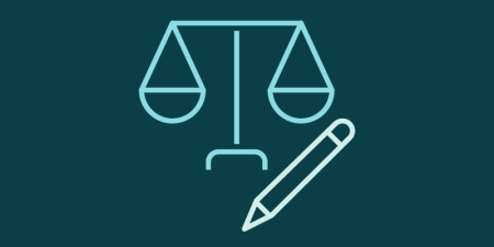 Scales of justice graphic