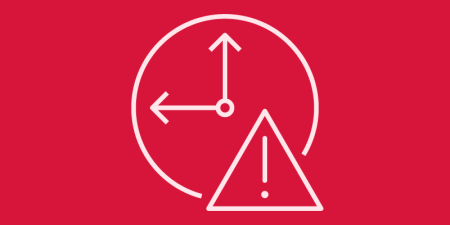 Graphic with circle and arrows