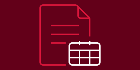 Graphical representation of a report and calendar.