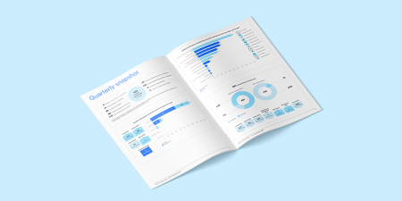 A spread from the Quarterly safety report - July to September 2024