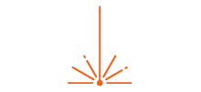 Laser icon.