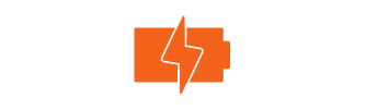 Rechargeable battery icon.