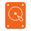 Hard drive icon.