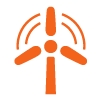 Wind turbine icon.