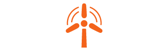 Wind turbine icon.