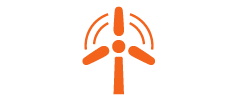 Wind turbine icon.