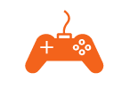 Game controller icon.