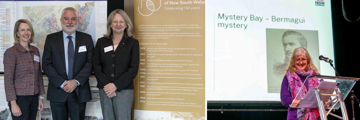 selection of event photographs featuring speakers and NSW Resources staff